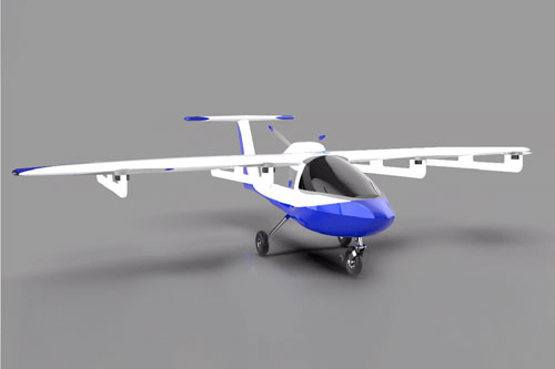 VTOL Aviation India Kirtiman HNM2500 five passenger eVTOL air taxi
VTOL Aviation India Kirtiman HNM2500 five passenger eVTOL air taxi